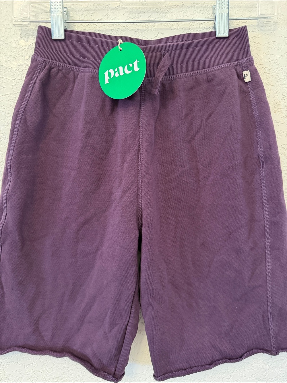 Pact Kids Purple Pull-On Athletic Shorts